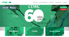 Desktop Screenshot of cemic.edu.ar